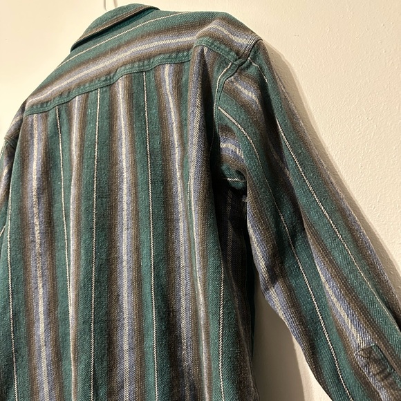 Creative edge denim long sleeve button up! - Picture 7 of 8